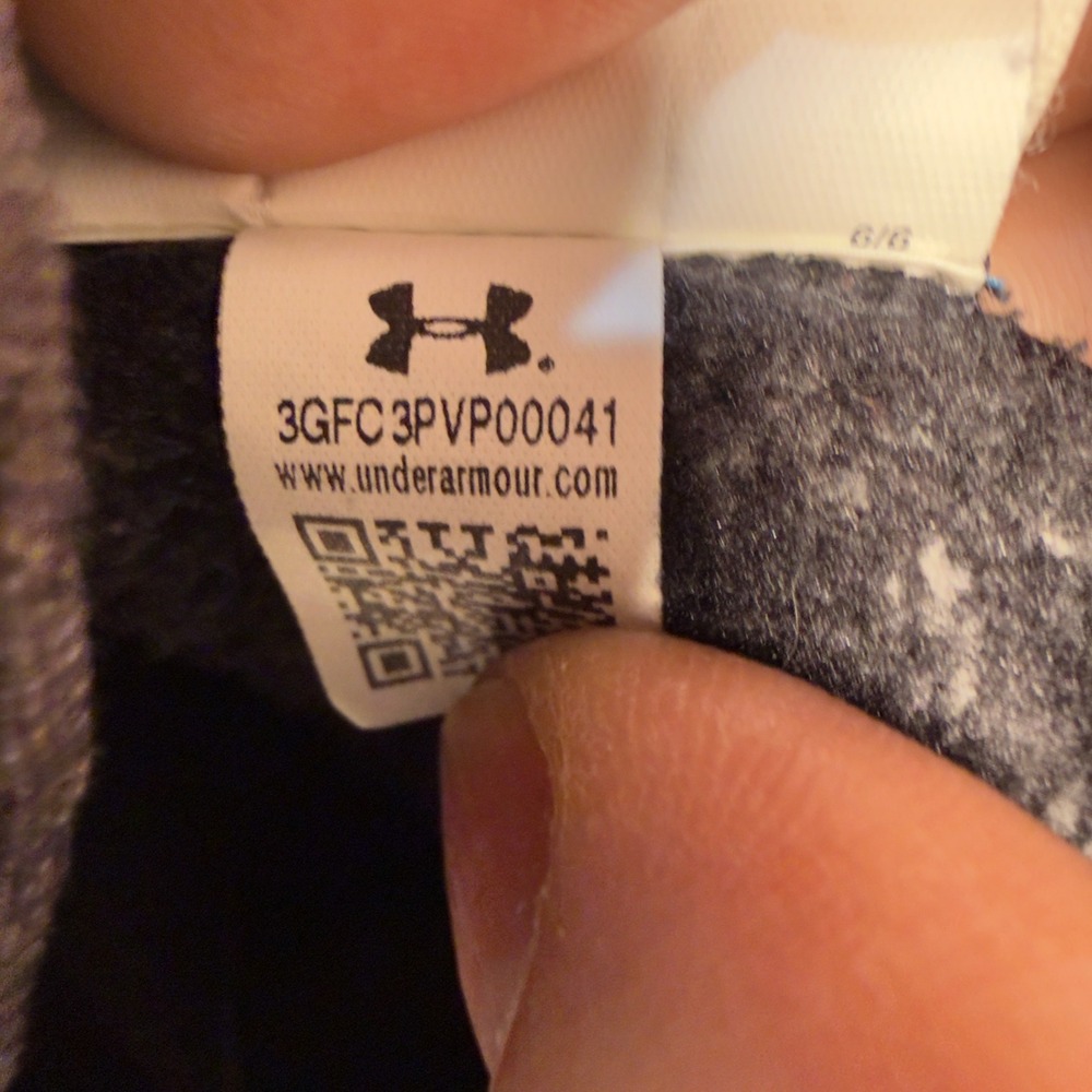 Under Armour Quarter Zip Pullover Size Small ColdGear Fitted Gray 1311210 - Picture 8 of 8